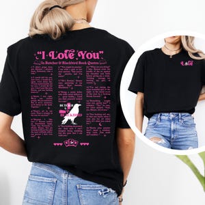 Butcher and Blackbird Merch  | Bookish Shirt | Dark Romance