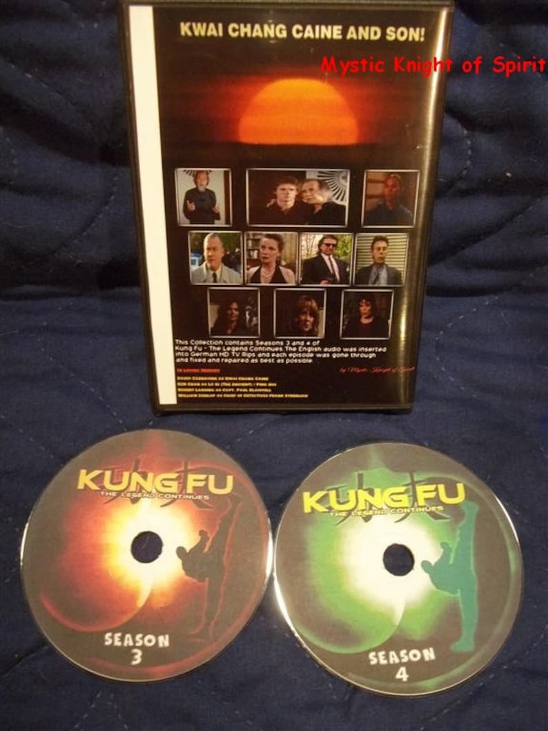 Kung Fu The Legend Continues 1993 saisons 3 et 4 Collection BluRay personnalisée David Carradine Chris Potter image 2