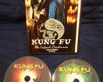 Kung Fu – The Legend Continues (1993) seizoenen 3 en 4 Op maat gemaakte BluRay-collectie David Carradine Chris Potter