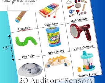 Auditory Sensory Picture Communication Cards