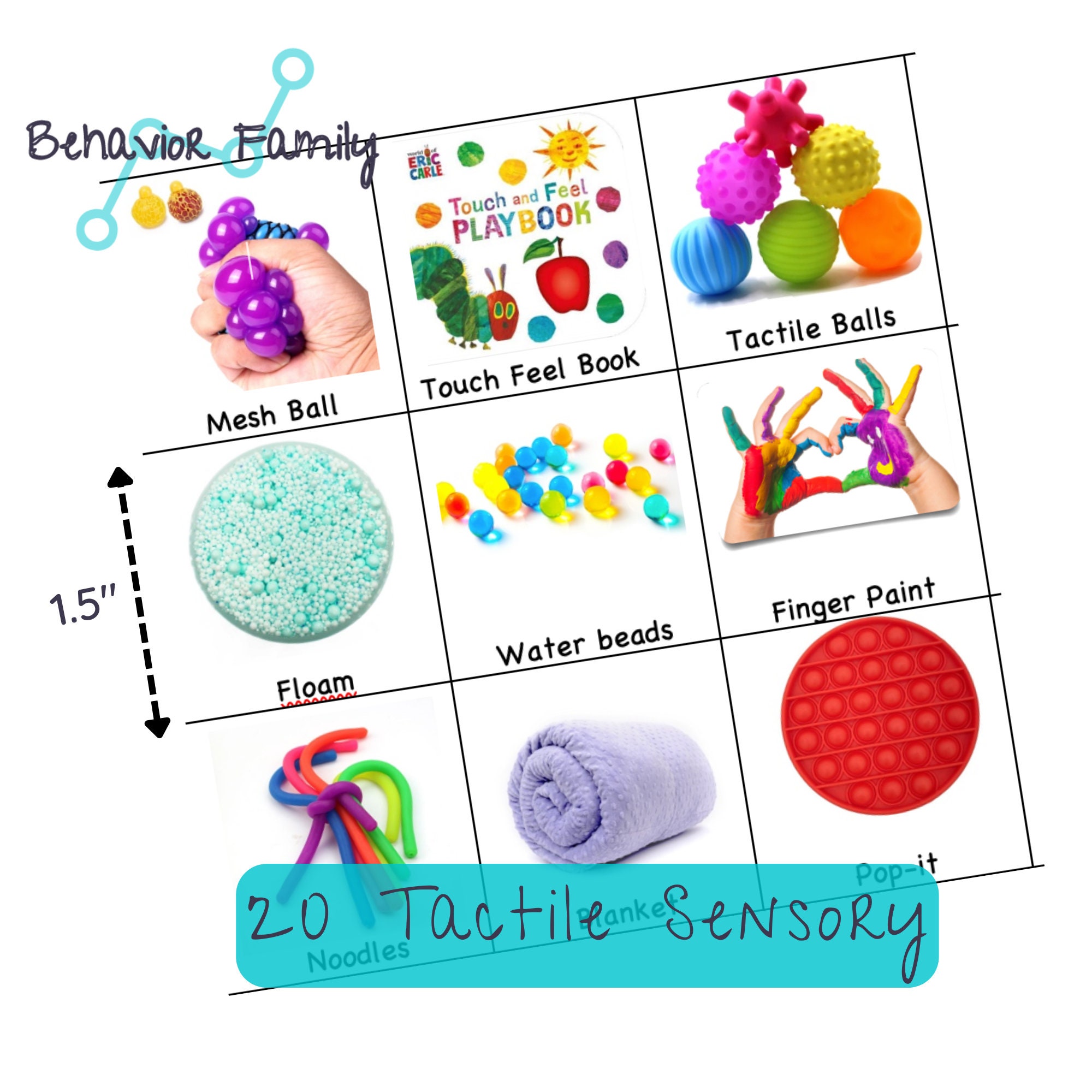Set of 120 Sensory Picture Communication Cards - Etsy