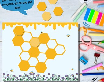 Honeycomb Token Board Set to help kids stay on task, build new skills, and work to earn rewards - for parents, teachers, and therapists!
