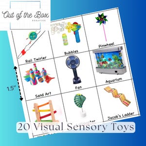 Visual Sensory Picture Communication Cards