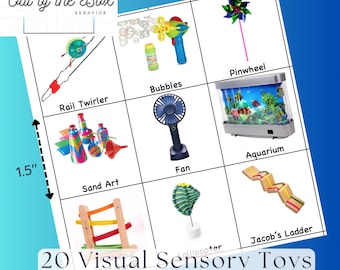 Visual Sensory Picture Communication Cards