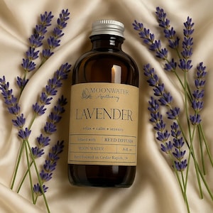 REED DIFFUSER {Lavender} – Real Lavender Oil Scent | Moon Water Infused | Relaxing Aromatherapy Gift | Spa-Inspired Decor Relaxing Sleep