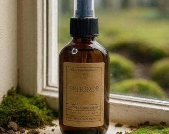 Petrichor Room Spray [The Smell Of Rain] – Nature Inspired Gift Earthy Rain Moss Ozone Scent | Real Pacific Northwest | Plant Lover Decor