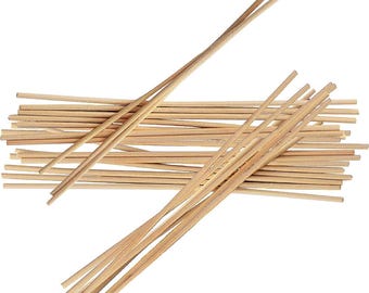 Extra Reeds for Diffusers – 10in Real Natural Rattan Reeds | Strong Scent Throw & Longevity | 10, 25, 50, or 100 Pack Handmade Long Lasting