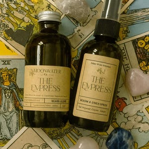 REED DIFFUSER {The Empress} – Neroli Ylang Ylang Sage Scent | Hippie Holiday Gift | Boho Aromatherapy Christmas Home Fragrance Witchy Tarot