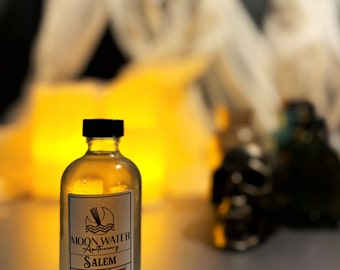 SALEM - Fall Halloween Scent | Essential Oils | Flameless Home Fragrance | Handmade Housewarming Gift New Home| Perfume Oil | Minimalist