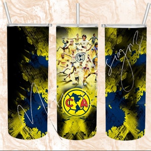 America Tumbler,Mexican Soccer Team, Tumbler Wrap,club America, tumbler, Soccer, Soccer Team, PNG
