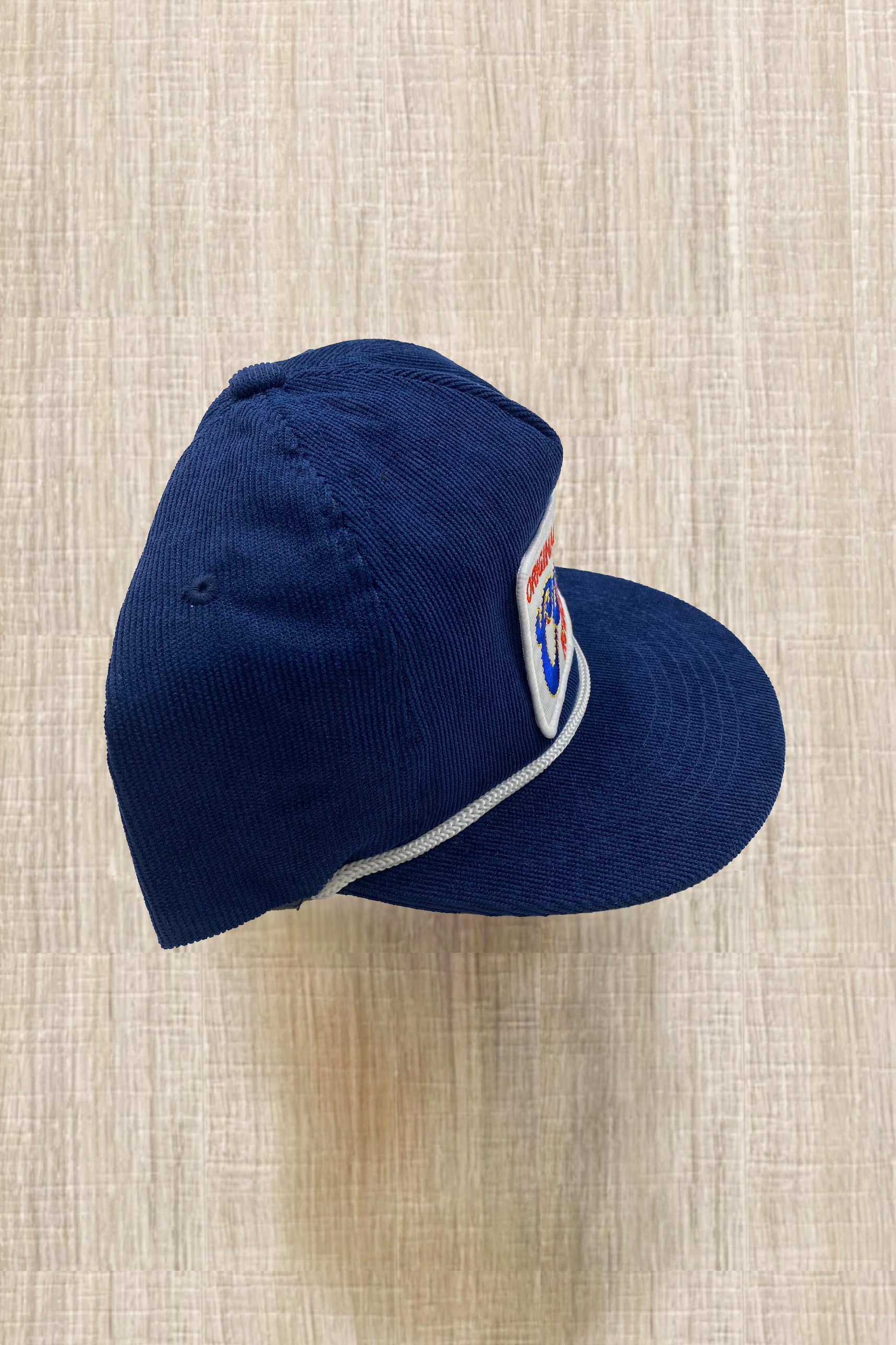 Coors Original Rodeo Patch on Navy Blue Corduroy Hat Rope With Snapback ...