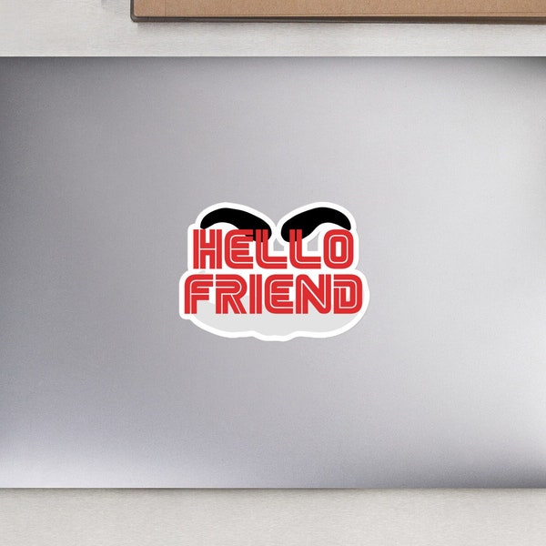 Hello Friend - Mr. Robot Fan Sticker