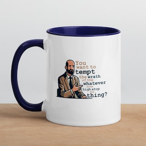 Tempt the Wrath of the Whatever - West Wing Fan Mug (Navy inside/handle)