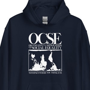OCSE - 社会平等のための地図製作者協会 - ウェスト ウィング ファン パーカー