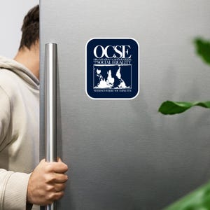 Organization of Cartographer&#39;s for Social Equality - West Wing Fan Magnet