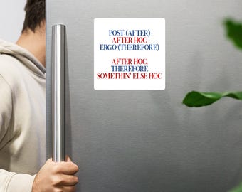 Post Hoc Ergo Propter Hoc - Imán del ventilador del ala oeste