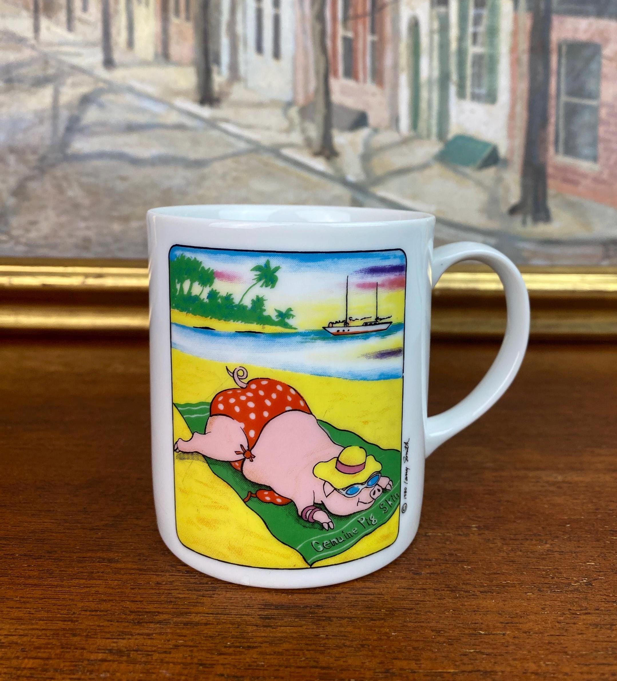 Vintage pig mug - Etsy 日本