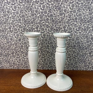 Wedgwood Edme Pattern 8&quot; Tall Candlestick, English Country Decor