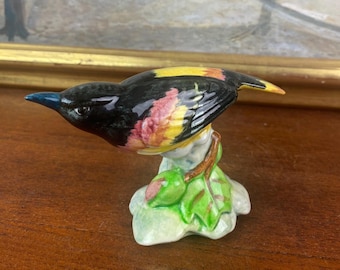 Figura de pájaro de cerámica Stangl, figura de oropéndola de Stangl