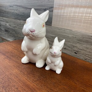 French Country Takahashi Rabbit Bunny Figurine, Rabbit Figurine