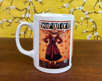 Vintage Mary Engelbreit "Snap Out of It" Mug/New in Box/Coffee Mug