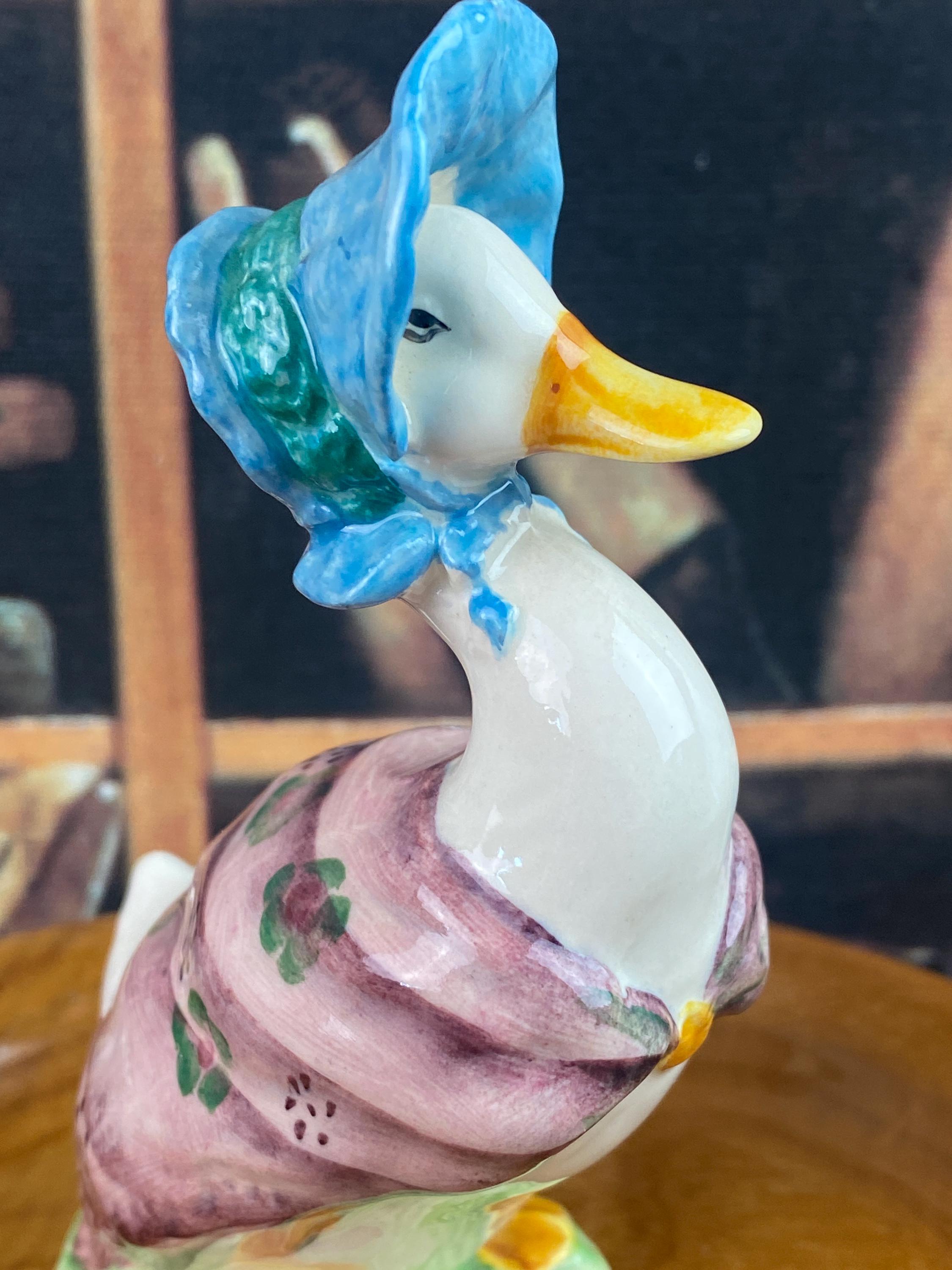 Beswick Jemima Puddle Duck Figurine – Beatrix Potter Ceramic (1987