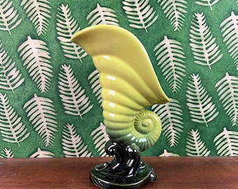 Hull Pottery Cornucopia Vase, Hull Pottery Vase