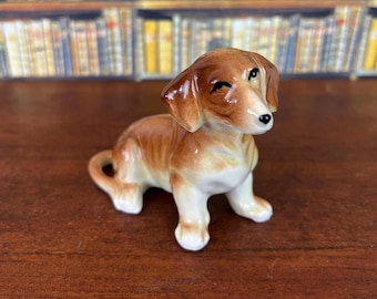 Vintage Porcelain Dachshund Dog figurine