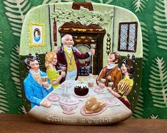 Royal Doulton Collectors Plate "Christmas in England"