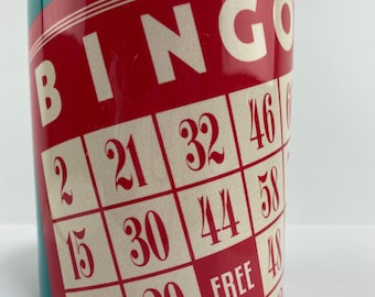 Taza de café con temática de bingo: Taza con temática de bingo, 325 ml