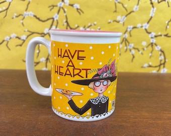 Vintage Mary Engelbreit "Have a Heart" Mug/New in Box/Coffee Mug