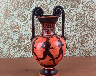 Greek Amphora Vase - Panathenaic, Ancient Greece amphora reproduction, Panatenaic Style
