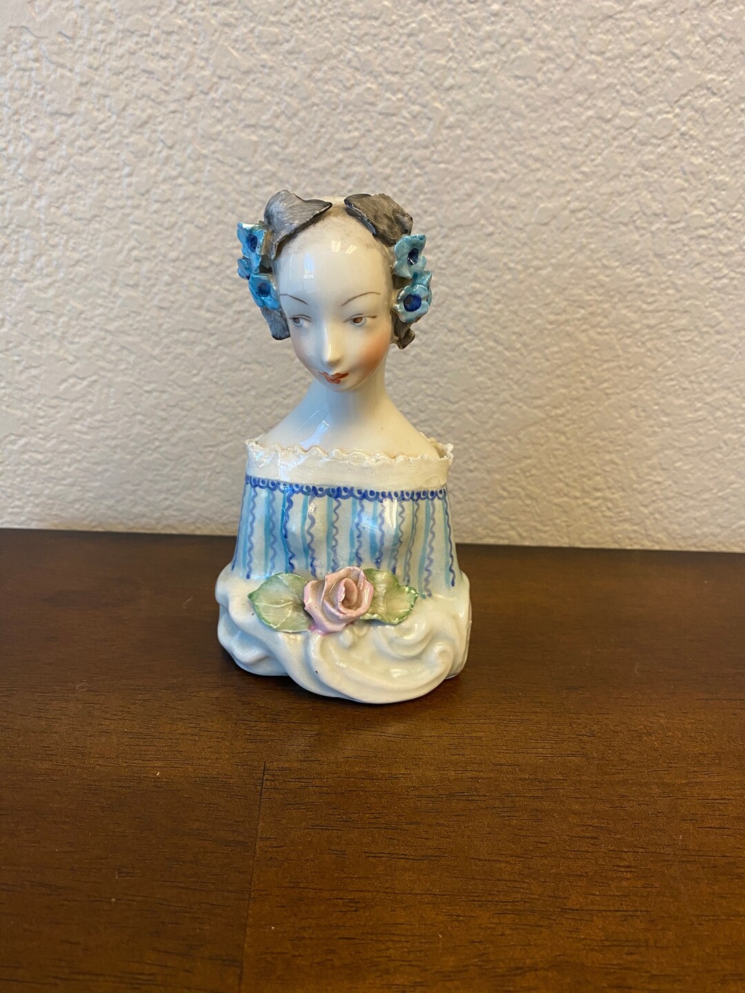 Vintage Cybis Cordey 5012 Victorian Woman Bust Porcelain Figurine Etsy