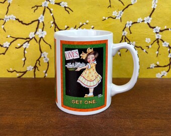 Vintage Mary Engelbreit "Get One" Mug/New in Box/Coffee Mug