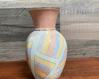 Vintage Royal Tara Fine Bone China Vase Signed, Boho Home Decor, Handcrafted in Ireland