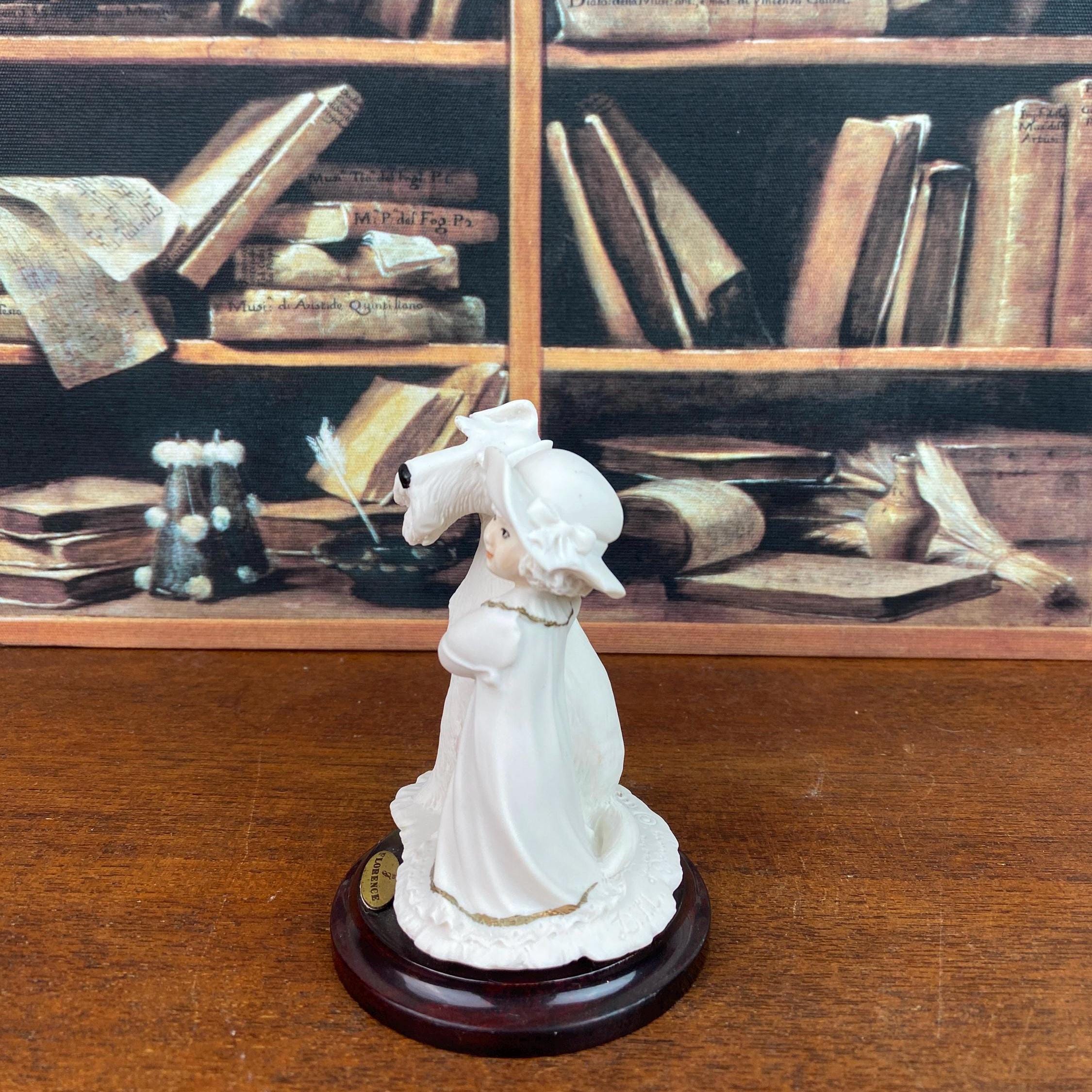 Giuseppe Armani Figurine: Girl With Dog, Florence Collection - Etsy