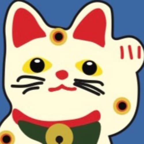ヴィンテージ レフトン ホワイト ペルシャ猫の置物：日本製、2体セット