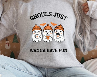 Ghouls Just Wanna Have Fun SVG: Spooky Halloween Cut File (Digital Download)