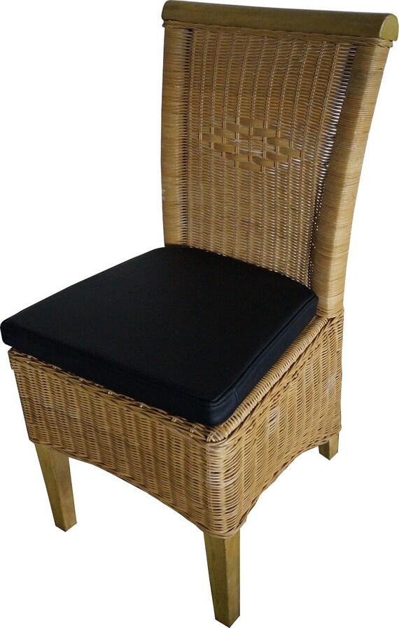 Black Leather Chair Pads Cover With Ties for Dining Table and Etsy