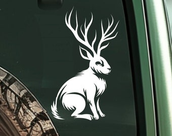 Jackalope Decal Jackalope Sticker for Car Window Cryptid Decal Cryptid Sticker for Jeep Decal Cryptid Lover Gift For Jackalope Lover Truck