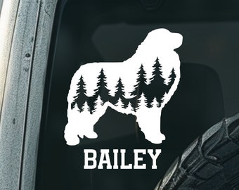 Custom Great Pyrenees Dog Decal Car Decal Great Pyrenees Sticker Durable Waterproof Vinyl Sticker for Car Laptop Water Bottle Hydro Flask