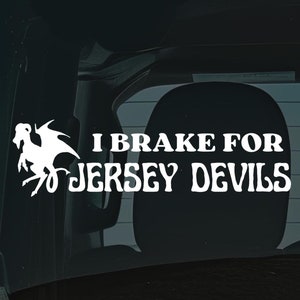 Jersey Devil Car Decal Jersey Devil Sticker Bumper Sticker for Cars Cryptid Vinyl Sticker Devil Cryptid Decal for Truck Car Window Sticker