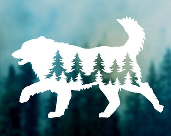 Great Pyrenees Dog Decal Car Decal Great Pyrenees Sticker Durable Waterproof Vinyl Sticker for Car Laptop Water Bottle Hydro Flask