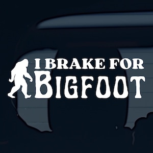 Bigfoot Decal Car Decal Bigfoot Sasquatch Yeti Sticker Durable Waterproof Vinyl Sticker for Car Laptop Water Bottle Jeep Decal Truck Decal