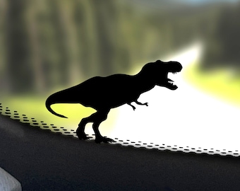 T-rex Dinosaur Tiny Decal Car Mirror Stickers Mirror Decal Vehicle Decals Dinosaur Sticker Easter Egg Decal Tiny Car Mirror Sticker