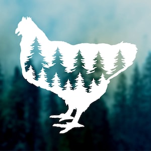 Chicken Decal | Rooster Stickers, Nature Stickers, Nature Car Decal, Laptop Stickers, Laptop Decals, Chicken Sticker, Chicken Stickers