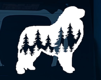 Great Pyrenees Dog Decal Car Decal Great Pyrenees Sticker Durable Waterproof Vinyl Sticker for Car Laptop Water Bottle Hydro Flask
