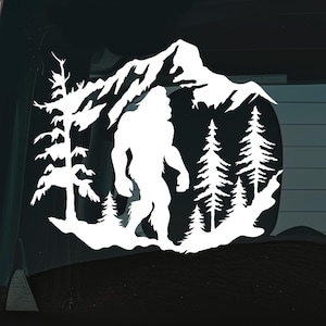 Sasquatch Decal | Bigfoot Decal | Sasquatch Sticker | Or Water Bottle | Big Foot Sticker | Uv Resistant Decal | Bigfoot Sticker