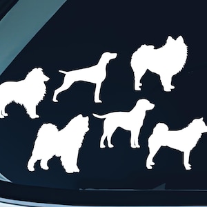 Dog Decal Car Mirror Stickers Dog Mirror Decal Vehicle Decals Dog Sticker Easter Egg Decal Tiny Car Mirror Sticker Water Bottle Sticker