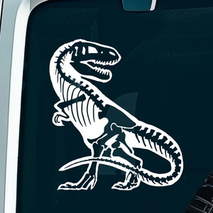 T-REX Dinosaur Decal Car Decal Tyrannosaurus Rex Dino Sticker Durable Waterproof Vinyl Sticker for Car Laptop Water Bottle